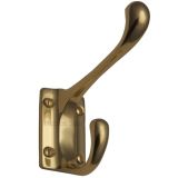 Heritage Brass Hat & Coat Hook (86mm Projection), Polished Brass