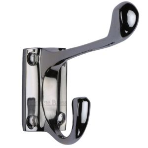 Heritage Brass Hat & Coat Hook (86mm Projection), Polished Chrome