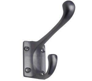 Heritage Brass Hat & Coat Hook (86mm Projection), Satin Chrome