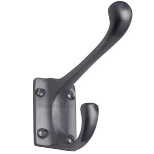 Heritage Brass Hat & Coat Hook (86mm Projection), Satin Chrome