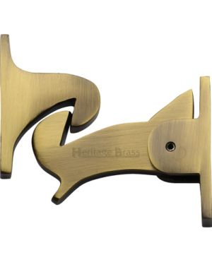 Heritage Brass Gravity Door Latch (83mm), Antique Brass