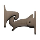 Heritage Brass Gravity Door Latch (83mm), Matt Bronze