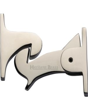 Heritage Brass Gravity Door Latch (83mm), Polished Nickel