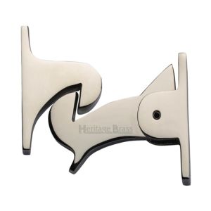Heritage Brass Gravity Door Latch (83mm), Polished Nickel