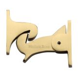 Heritage Brass Gravity Door Latch (83mm), Satin Brass