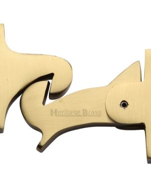 Heritage Brass Gravity Door Latch (83mm), Satin Brass