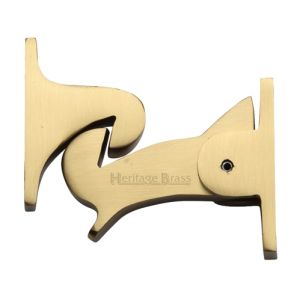 Heritage Brass Gravity Door Latch (83mm), Satin Brass