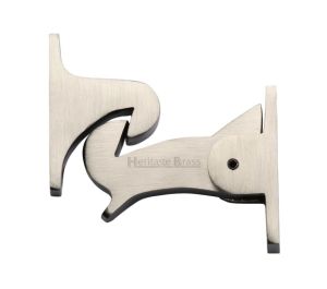 Heritage Brass Gravity Door Latch (83mm), Satin Nickel