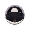 Heritage Brass Oval Floor Mounted Door Stop (47mm Diameter), Polished Nickel