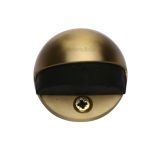 Heritage Brass Oval Floor Mounted Door Stop (47mm Diameter), Satin Brass