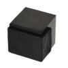 Heritage Brass Square Floor Mounted Door Stop (38mm x 38mm), Matt Bronze
