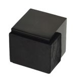Heritage Brass Square Floor Mounted Door Stop (38mm x 38mm), Matt Bronze