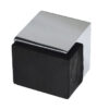 Heritage Brass Square Floor Mounted Door Stop (38mm x 38mm), Polished Chrome