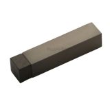 Heritage Brass Square Wall Mounted Door Stop Without Rose (76mm), Matt Bronze