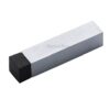 Heritage Brass Square Wall Mounted Door Stop Without Rose (76mm), Satin Chrome