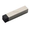 Heritage Brass Square Wall Mounted Door Stop Without Rose (76mm), Satin Nickel