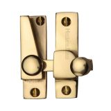Heritage Brass Hook Plate Sash Fastener (69mm x 20mm), Polished Brass