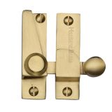 Heritage Brass Hook Plate Sash Fastener (69mm x 20mm), Satin Brass -