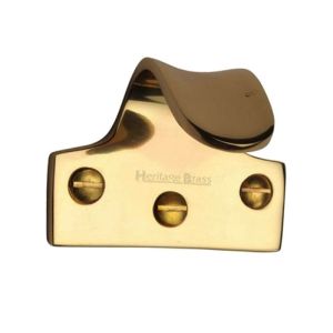 Heritage Brass Sash Window Lift (54mm x 42mm), Polished Brass