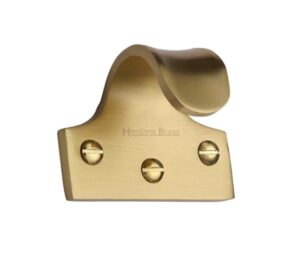 Heritage Brass Sash Window Lift (54mm x 42mm), Satin Brass