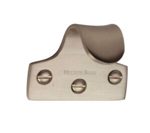 Heritage Brass Sash Window Lift (54mm x 42mm), Satin Nickel