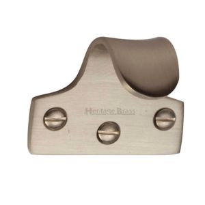 Heritage Brass Sash Window Lift (54mm x 42mm), Satin Nickel –