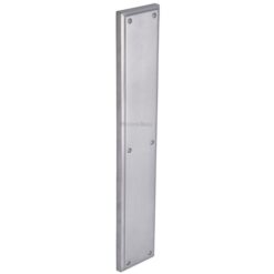 Heritage Brass Large Raised Finger Plate, Satin Chrome
