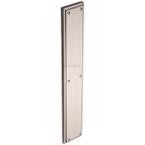 Heritage Brass Large Raised Finger Plate, Satin Nickel