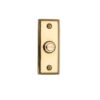 Heritage Brass Oblong Bell Push (83mm x 33mm), Polished Brass