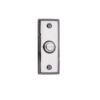 Heritage Brass Oblong Bell Push (83mm x 33mm), Polished Chrome