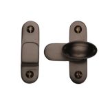 Heritage Brass Cabinet Hook & Plate Showcase Fastener, Matt Bronze