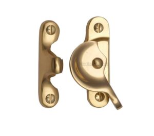 Heritage Brass Fitch Pattern Sash Fastener (66mm x 17mm), Polished Brass