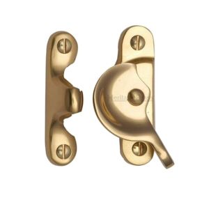 Heritage Brass Fitch Pattern Sash Fastener (66mm x 17mm), Polished Brass