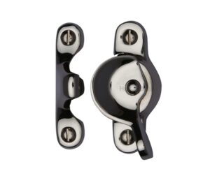 Heritage Brass Fitch Pattern Sash Fastener (66mm x 17mm), Polished Nickel