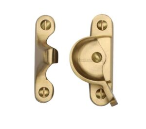 Heritage Brass Fitch Pattern Sash Fastener (66mm x 17mm), Satin Brass