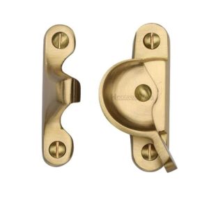 Heritage Brass Fitch Pattern Sash Fastener (66mm x 17mm), Satin Brass