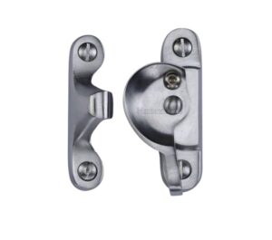 Heritage Brass Fitch Pattern Sash Fastener (66mm x 17mm), Satin Chrome