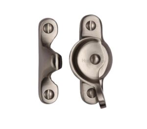 Heritage Brass Fitch Pattern Sash Fastener (66mm x 17mm), Satin Nickel