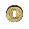 Heritage Brass Standard Key Escutcheon, Antique Brass