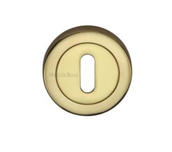 Heritage Brass Standard Key Escutcheon, Polished Brass -