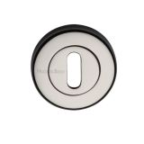 Heritage Brass Standard Key Escutcheon, Polished Nickel
