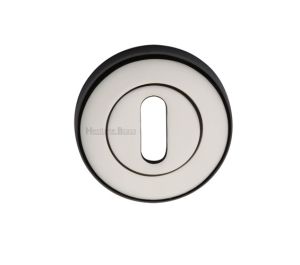 Heritage Brass Standard Key Escutcheon, Polished Nickel -