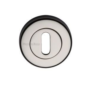 Heritage Brass Standard Key Escutcheon, Polished Nickel