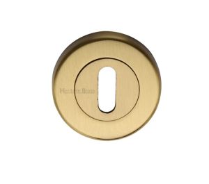Heritage Brass Standard Key Escutcheon, Satin Brass -