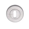 Heritage Brass Standard Key Escutcheon, Satin Chrome