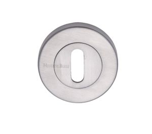 Heritage Brass Standard Key Escutcheon, Satin Chrome -