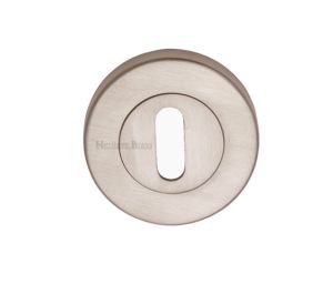 Heritage Brass Standard Key Escutcheon, Satin Nickel -