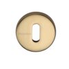 Heritage Brass Standard Key Escutcheon, Polished Brass