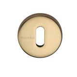 Heritage Brass Standard Key Escutcheon, Polished Brass
