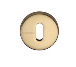Heritage Brass Standard Key Escutcheon, Polished Brass -
